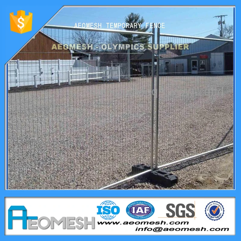 AEOMESH decorative barrier fence,pipe clamp fencing,temporary fencing
