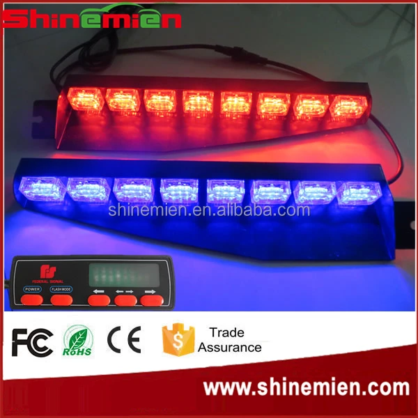 Led Visor Light Emergency Police Led Strobe Lights Split Mount Deck Dash LED Lightbar