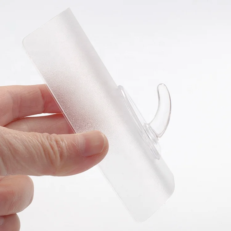 Removable 3KG Wall Hook Plastic Strong Adhesive Hook Hanger For Kitchen Accessories