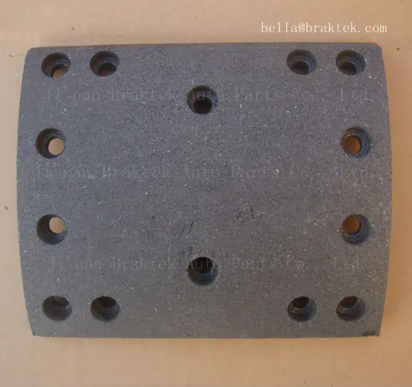 truck trailer brake system parts Howo truck break lining