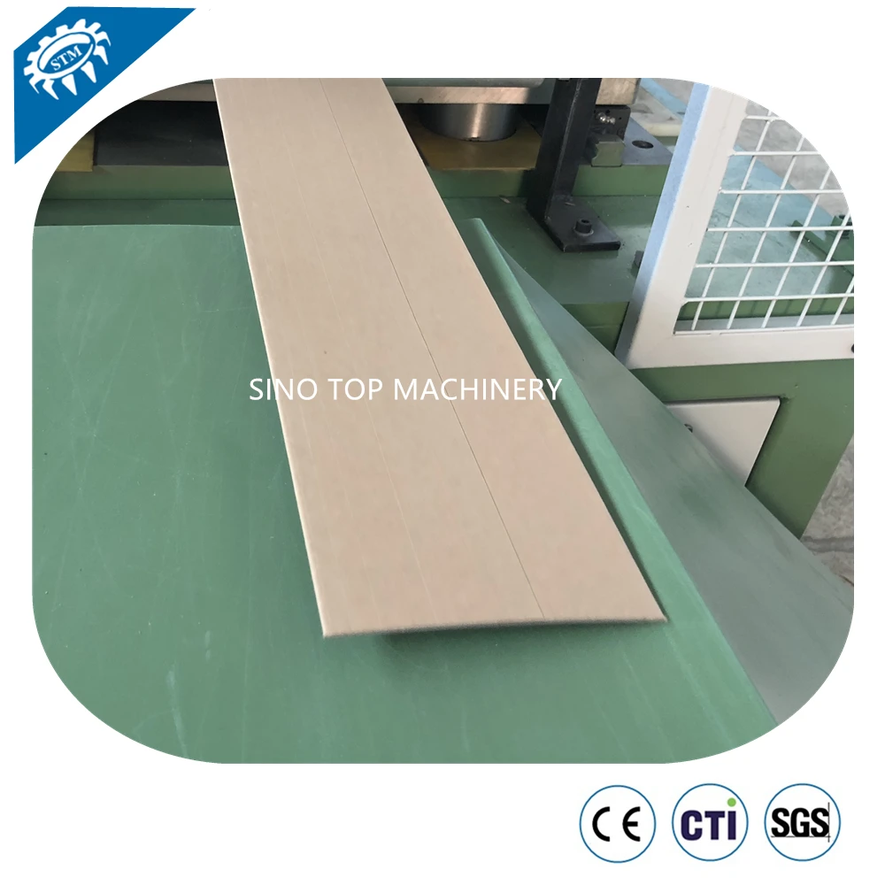 Kraft paper angle board making machine for cartons and furniture protecting