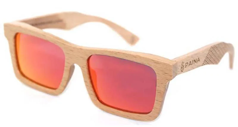 Top selling recycled rectangle Wooden bamboo sunglasses 2020 custom logo engraved
