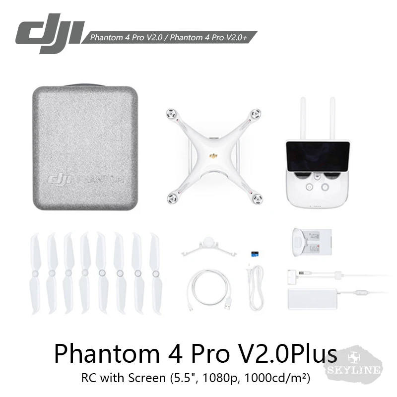  DJI Phantom 4 Pro Plus V2.0 Дрон 4K HD 60fps камера 1 дюйм 20MP CMOS 5 направление обнаружения препятствий время полета 30