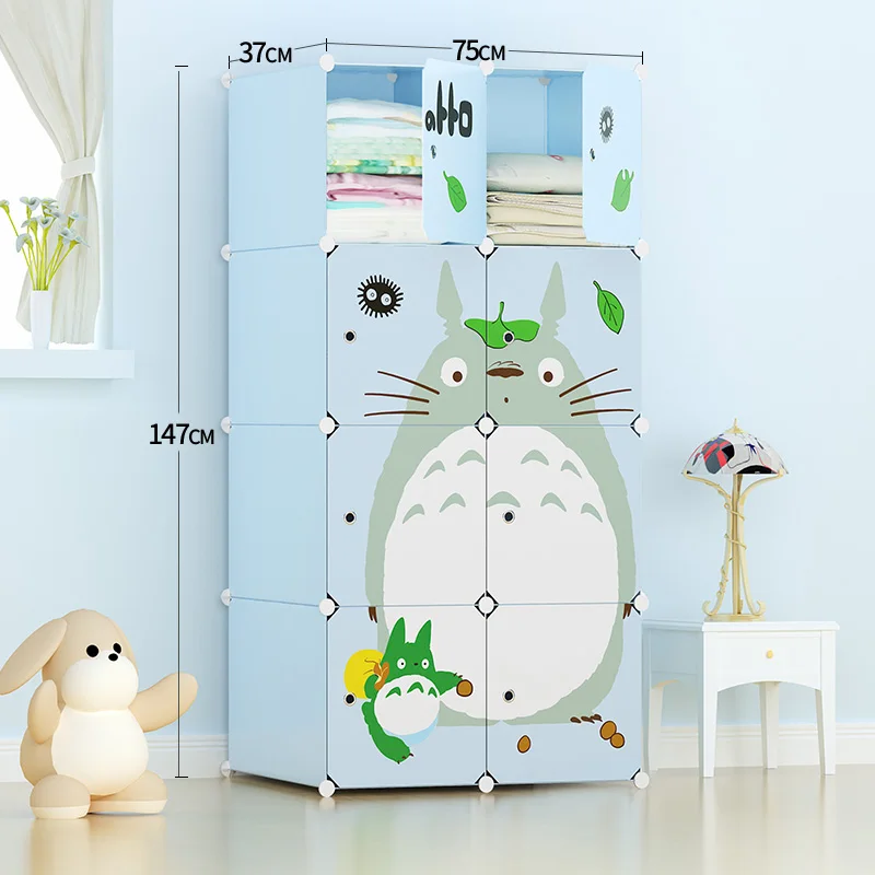 Portable Kid Wardrobe Child Dresser Clothes Closet Baby Bedroom Armoire