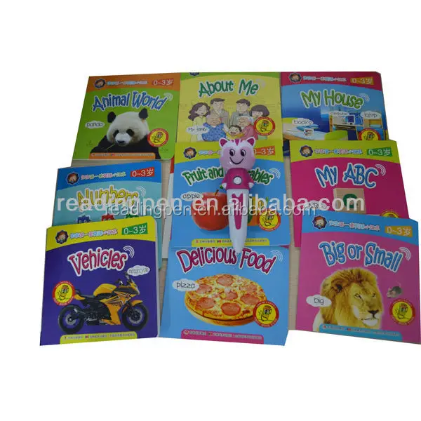 Sonix Enlightening learning pen reading pen for kids English books for 0~3 years old kids 10 books as 1 set