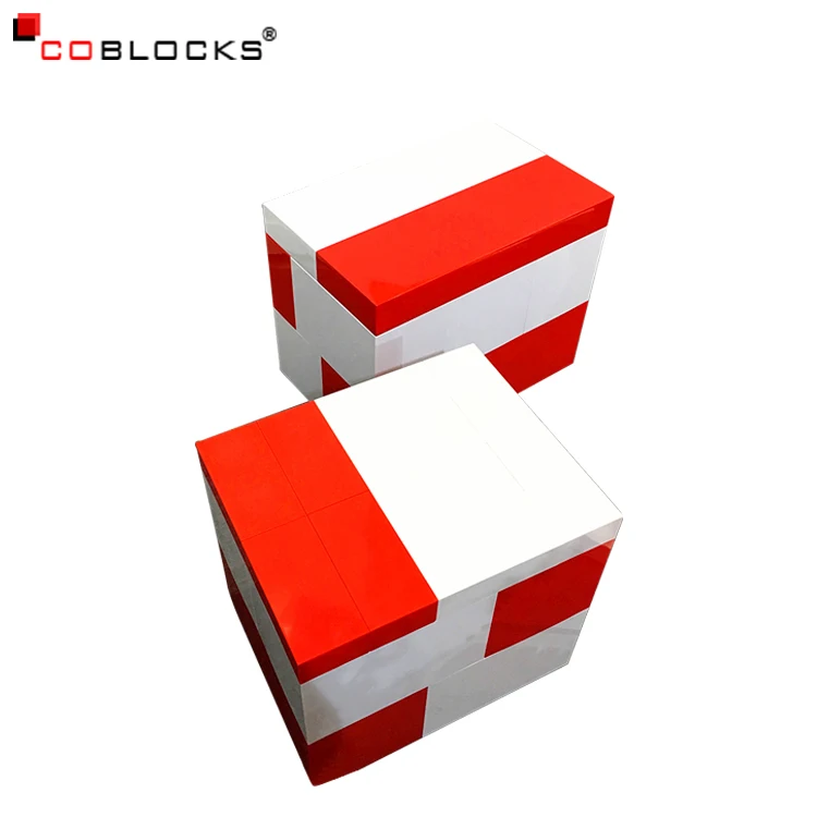 DIY Furniture Compatible Parts Large Plastic Mould Block plastic building blocks for adult