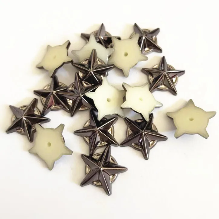 high quality star shape plastic rivets  for decoration