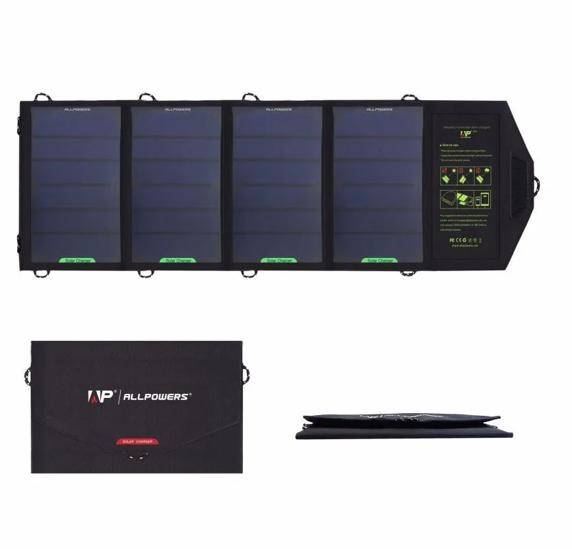 18 Вт 5 В Панель Солнечных Батарей Зарядное Устройство для Сотового Телефона, iphone, ipad Air Mini, Samsung Galaxy Note, Смартф