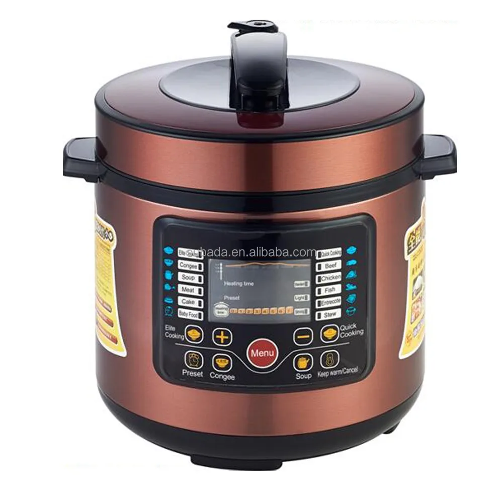 5 Qt Premium 12-in-1 программируемая Мультиварка скороварка рисоварка пароварка