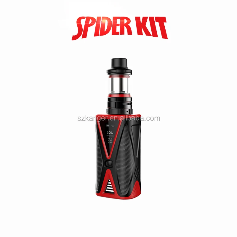 
2017 Kanger Innovative Design 200W Spider Kit Kanger Latest E-Cigarettes Starter Kit 4200mAh 4.0ml 2.0ml 
