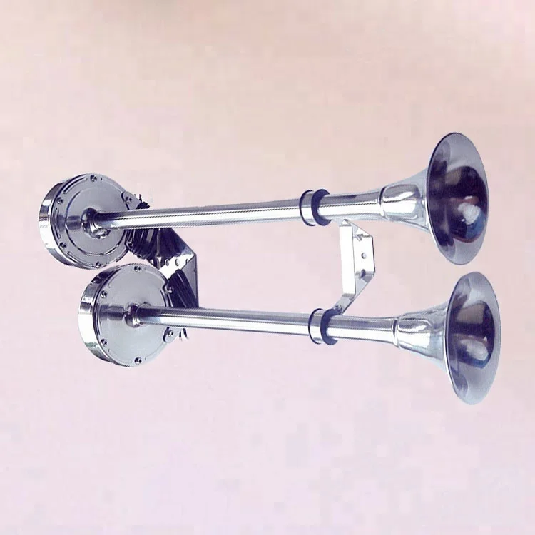 Factory price wholesale marine dual trumpet air horns for boat