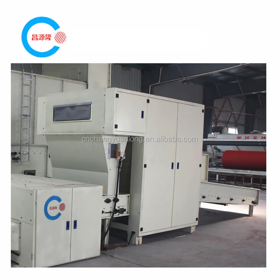 High quality nonwoven electronic weighing bale opener machine for Geotextile /Carpet / Sintepon Thermo Bonding  Production Line