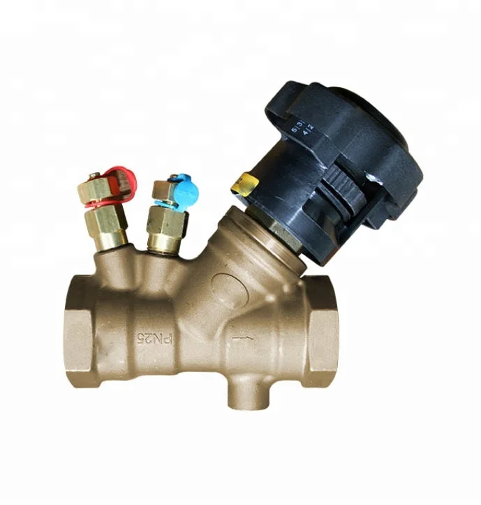 Double Regulating Balancing Valve  With Lock Feature