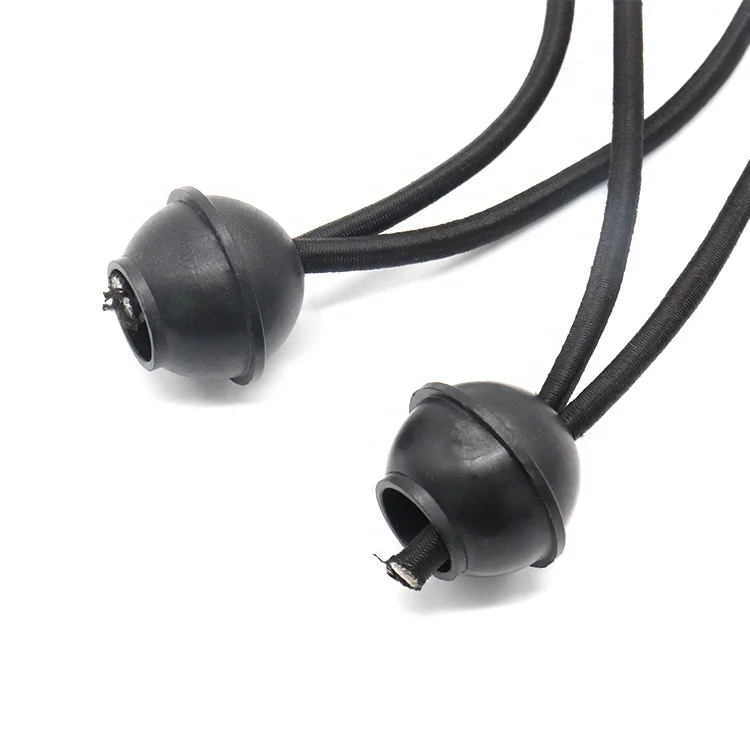 High quality elastic plastic ball bungee cord ball