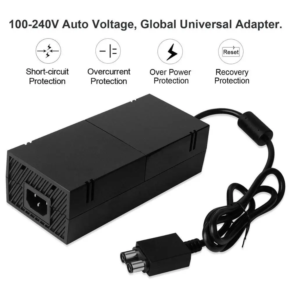 200W 12V 16.5a laptop AC Adapter charger for Microsoft XBOX ONE, XBOX ONE CONSOLE, XBOX ONE CONSOLE BRICK adapter 12v 16.5a