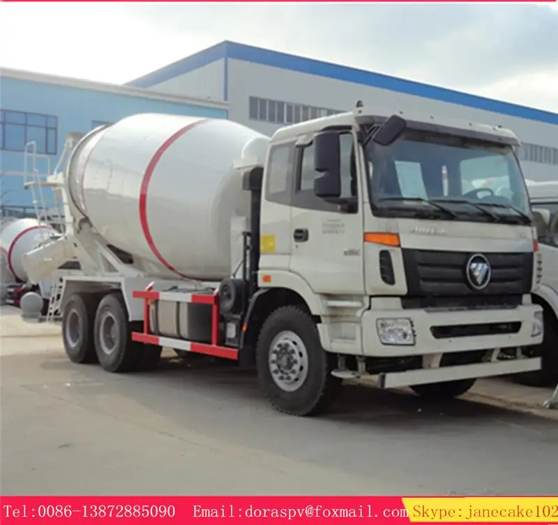 Auman heavy duty 10 m3 foton concrete mixer truck price