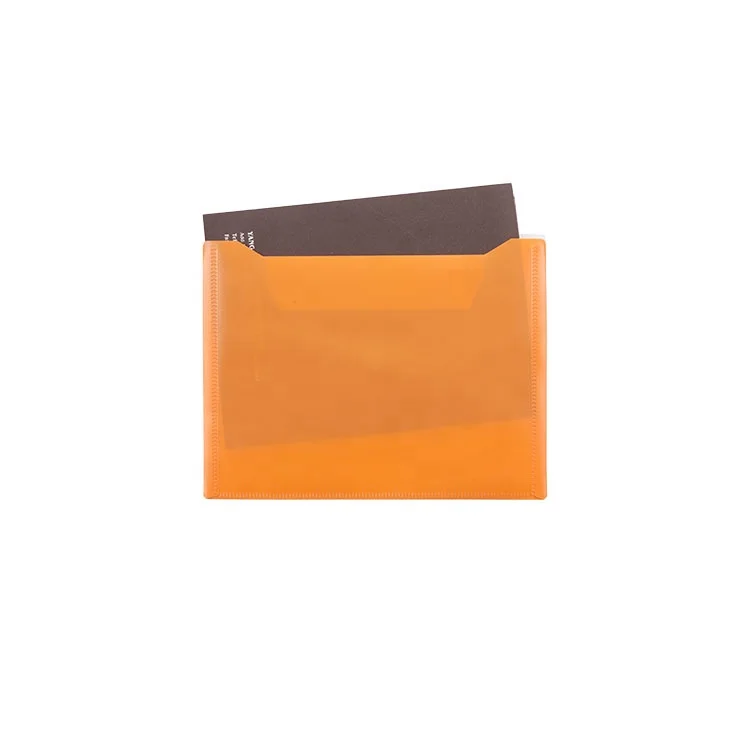Competitive Price Double Pocket A5/A4/FC Szie Plastic Popper Documents Wallet File Bag with Snap Closure