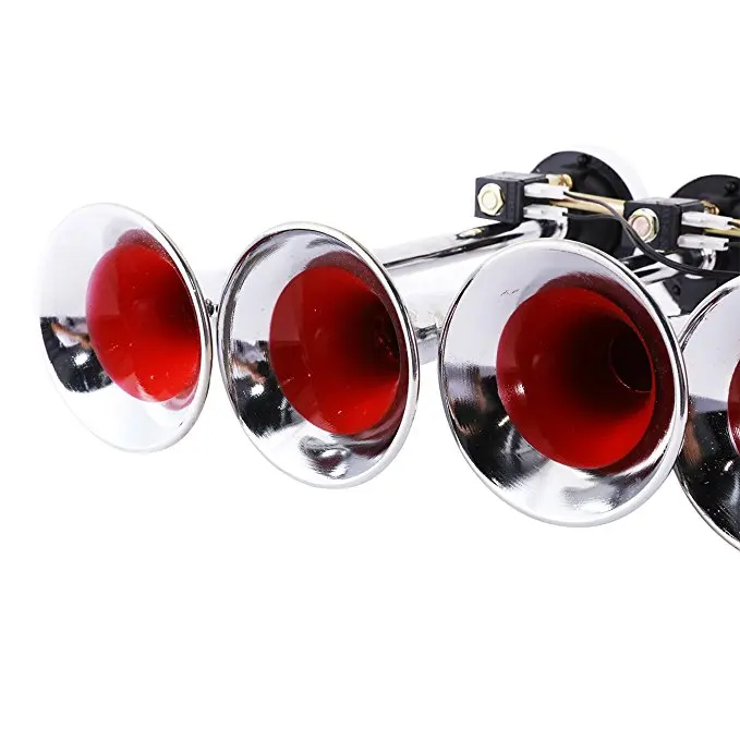 6 iron trumpets with melody air horn