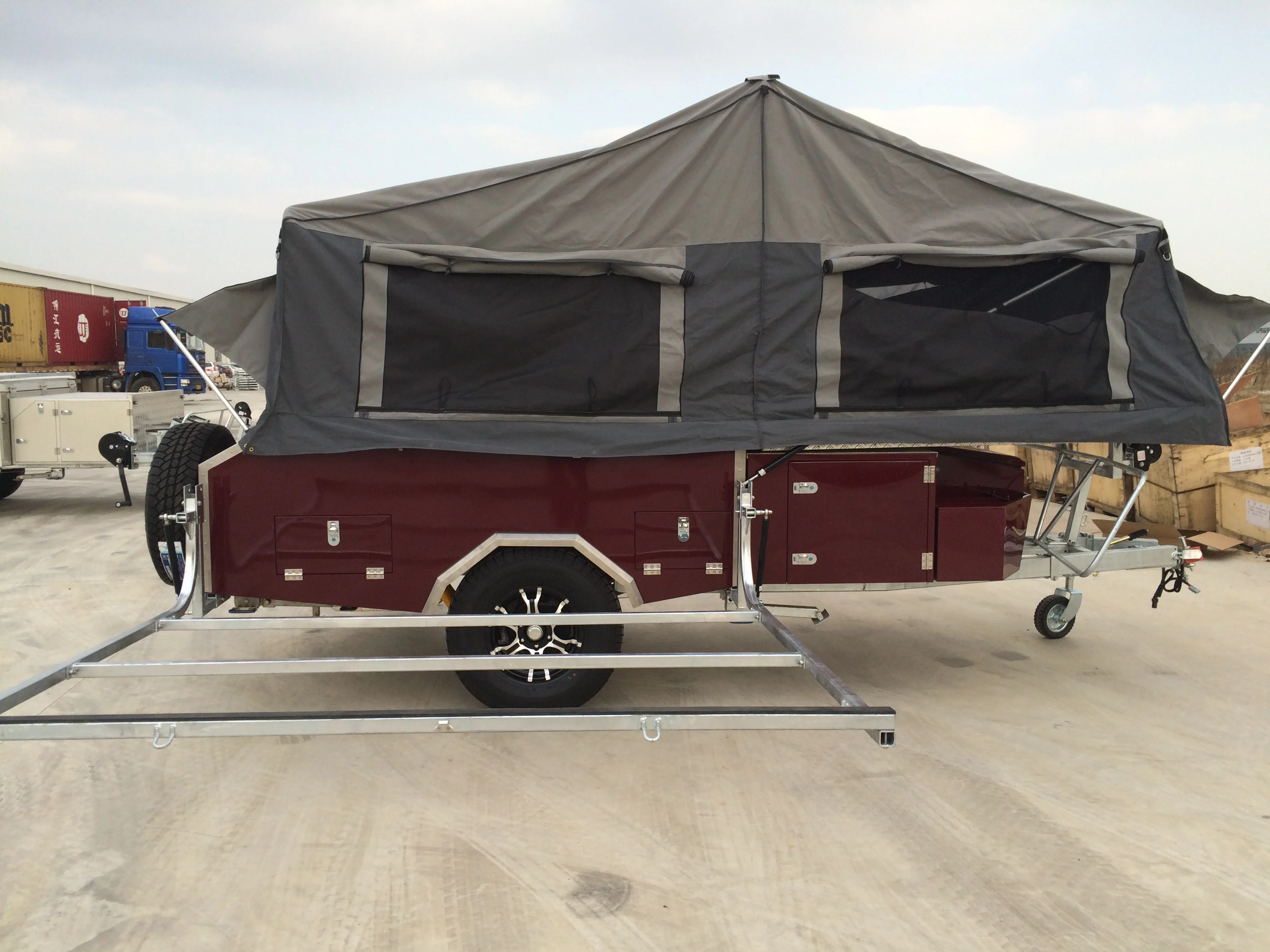 aluminum folding tent trailer/camper trailer