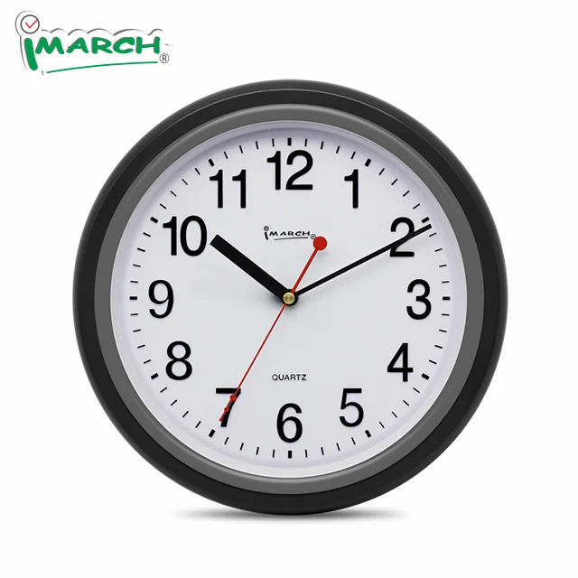 iMSH WC26001 Wall clock quartz analog wall clock silence home decoration round custom analogue wall clock