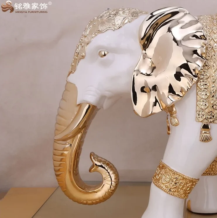 Статуя слона из Таиланда, подарок, статуя животного из смолы, китайский поставщик, декоративные центральные части стола