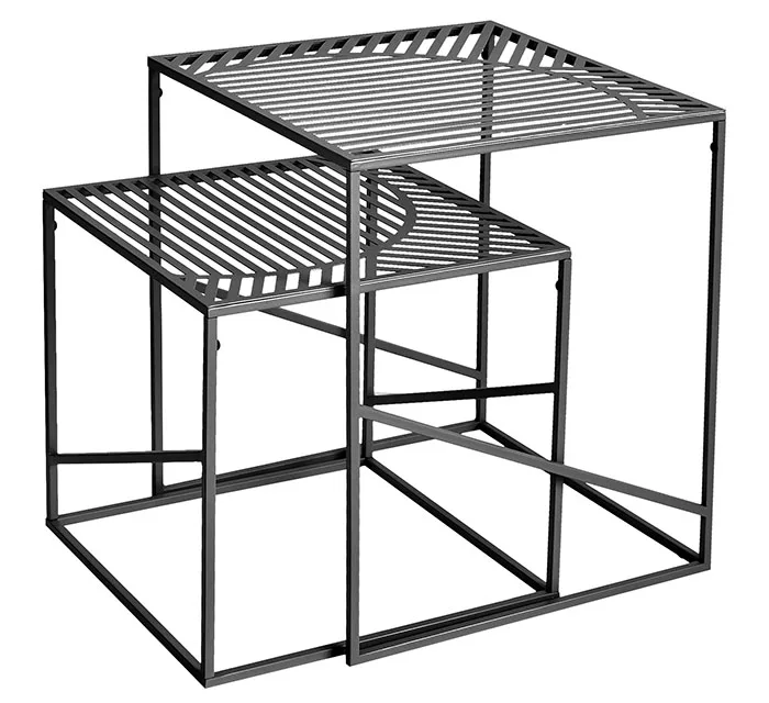 
China Manufacturer Smart Round Modern Design Metal Coffee Table 