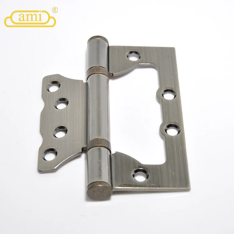 Домашняя деревянная дверь Античная бронзовая отделка смываемый шарнир