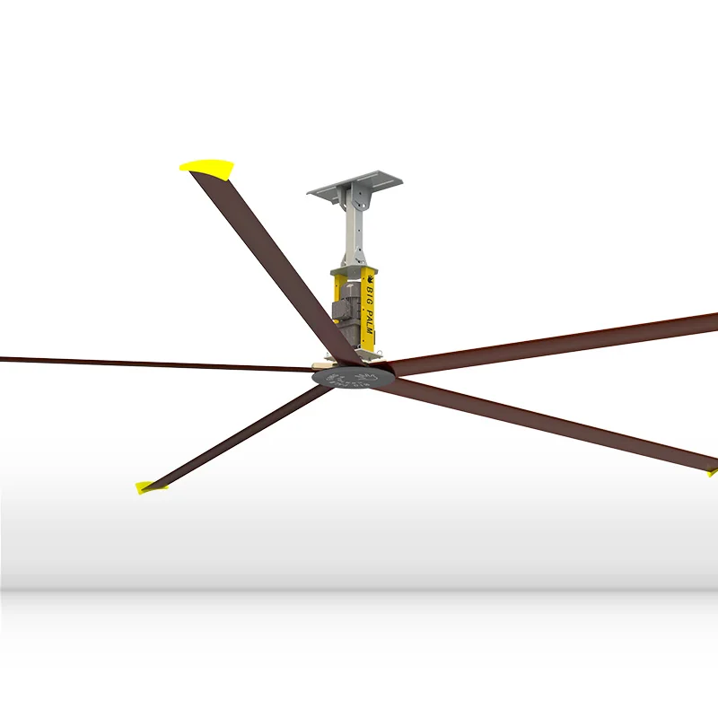 Большой промышленный потолочный вентилятор HVLS