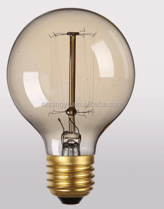 Squirrel cage vintage bulb for home decor edison bulb G95