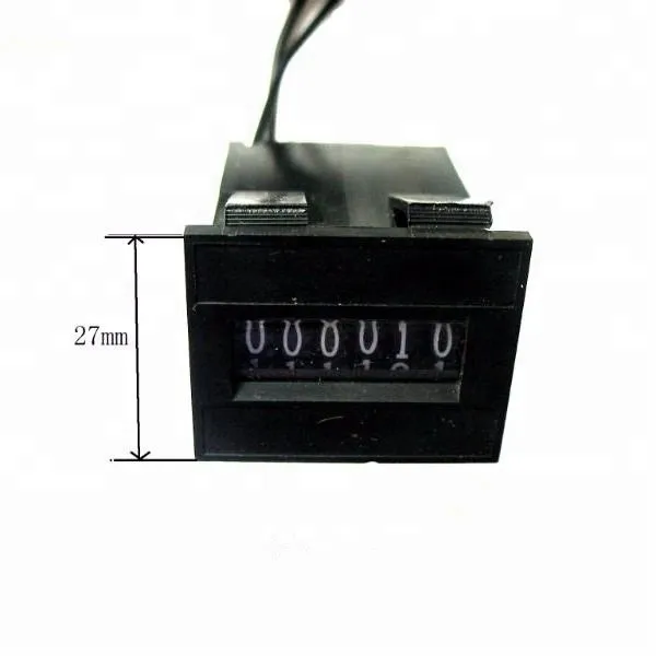 Manufacturer 6 digit counter DC12V 24V Electronic Equipment digital pulse counter machine mechanical counter