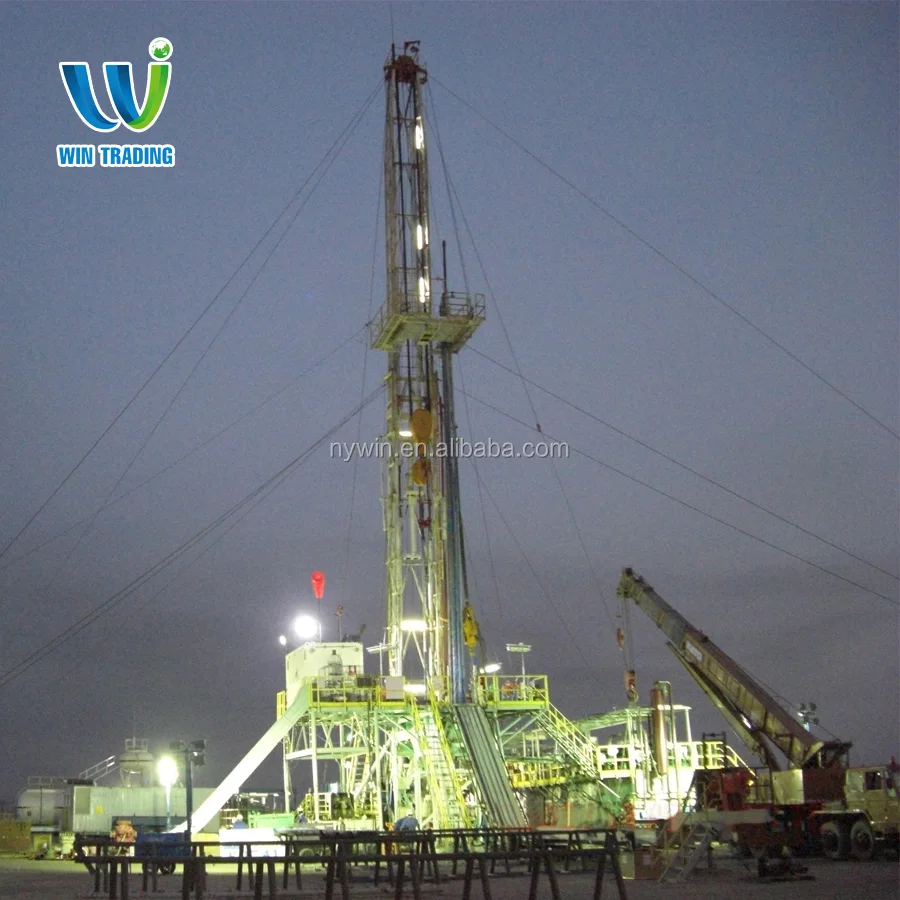 
RG API Standard Oil Field Oil and Gas Well Bore Hole Skid Mounted 5000m 1500hp ZJ50DB Drilling and Workover rig 