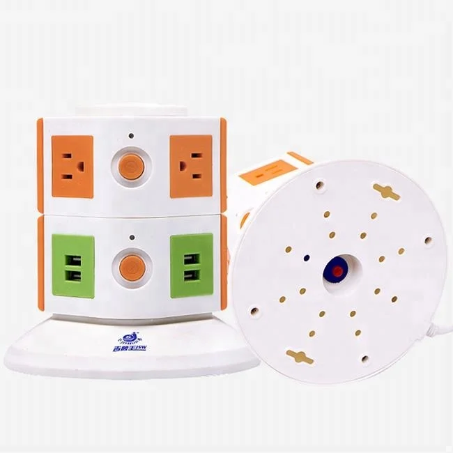 
New design 3 pin switch and multi plug socket 