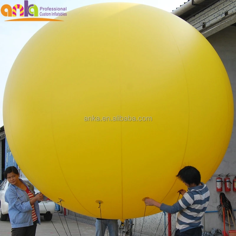 Giant floating plain color PVC inflatable balloons with cheap price