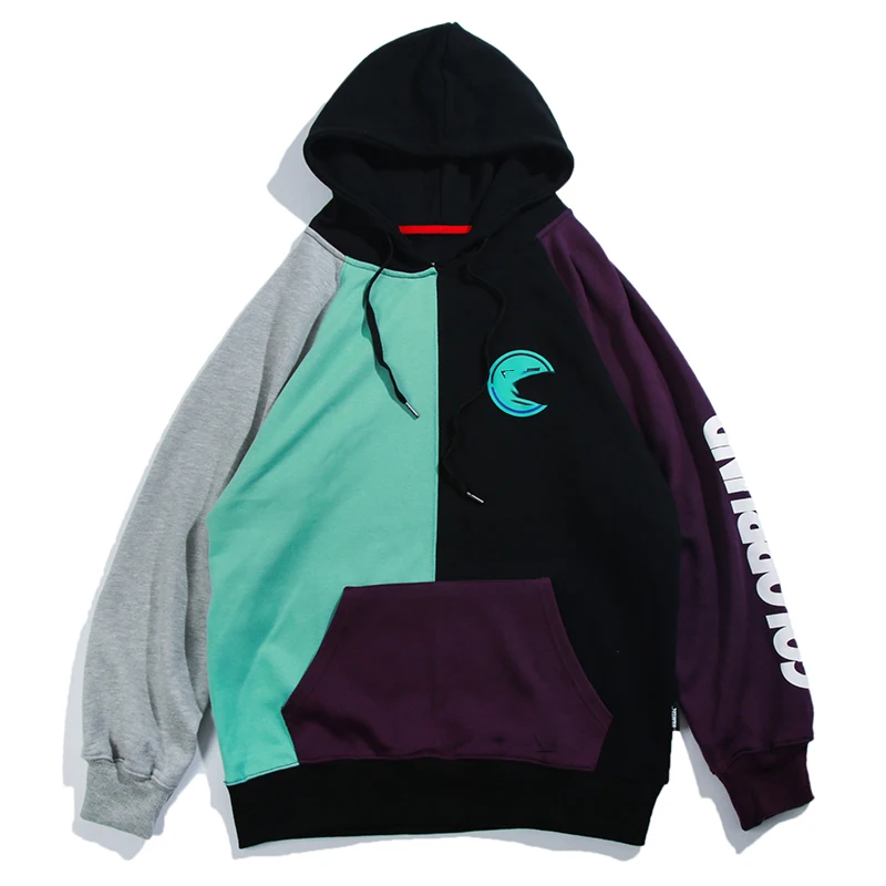 New Hoodies Men Vintage Color Streetwear Hip Hop 2018 Autumn Male Fashion Casual Hoodie Sweatshirts