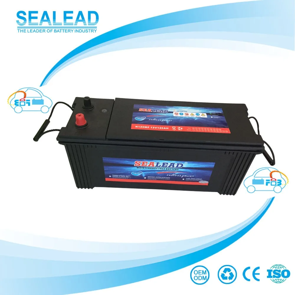 perfect performance 12V 120AH N120FM free operation vrla automotive truck battery