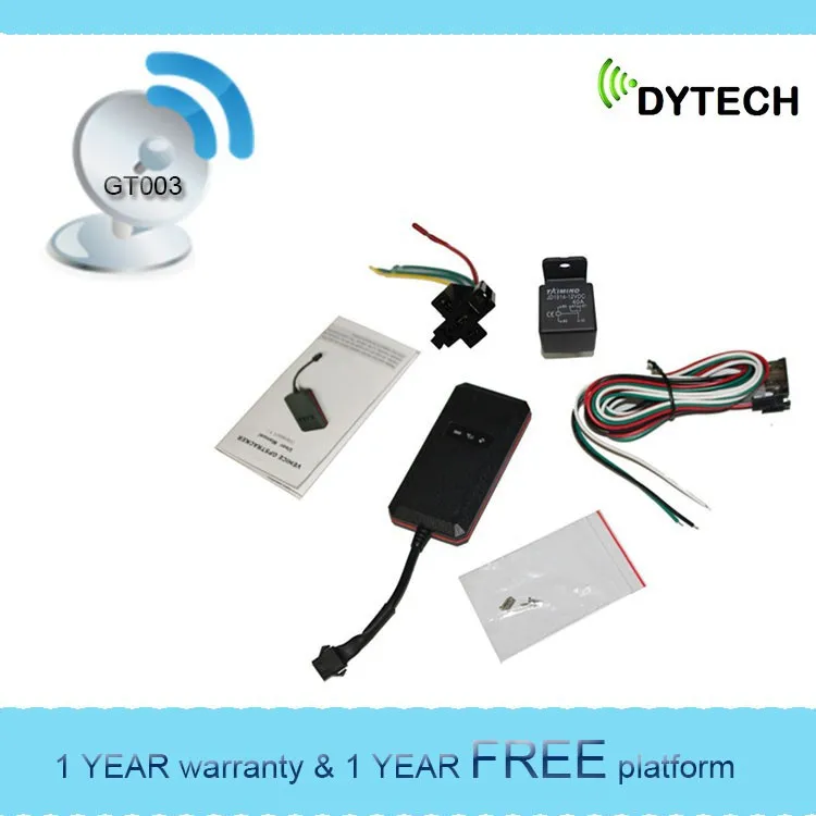 DYEGOO cheap waterproof vehicle GPS tracker car GT003 with IOS Android App free platform