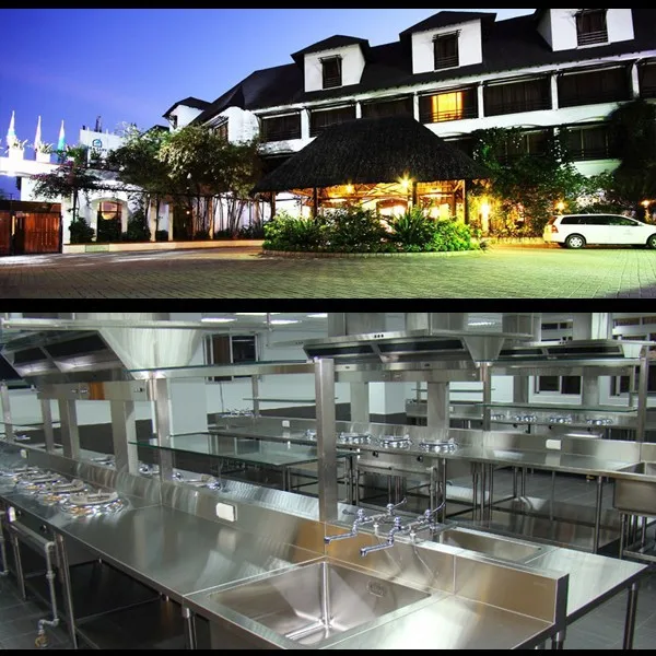 Multi-Type Commercial Kitchen Design and Kitchen Cooking Equipment Supply for Hotel Restaurant and SPA Resort