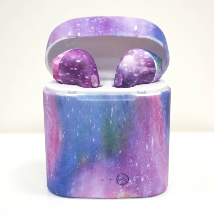 
China factory supply Camo i7s TWS Wireless earbuds camouflage color with charging case 