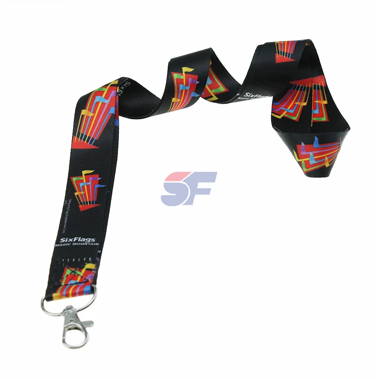 Customized Heat Transfer Printing Lanyard Dye Sublimation card holder sublimation blank lanyards