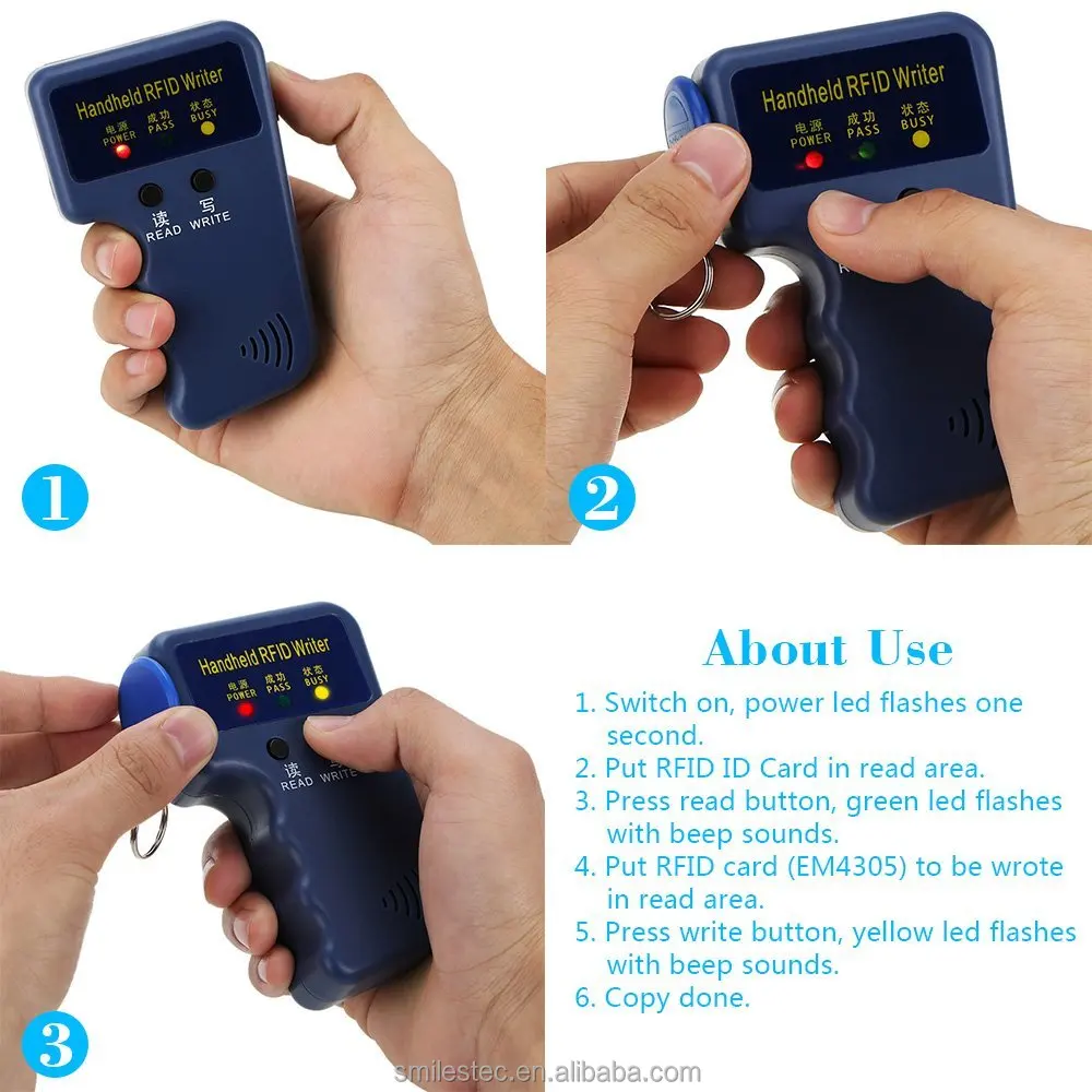 Handheld RFID Card Copy/Writer/Reader/Duplicator Machine