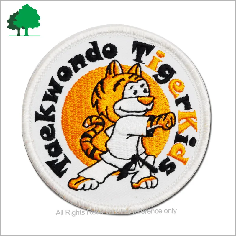 Direct factory custom high quality cheap taekwondo patches