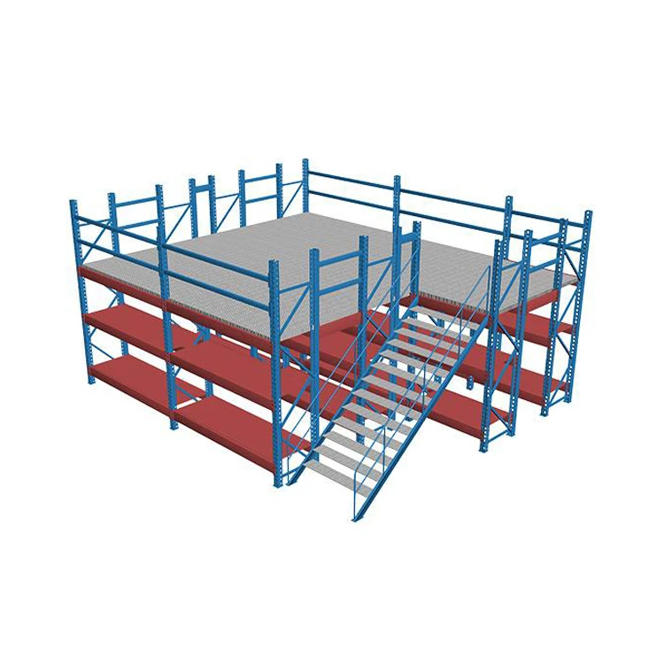 GTY  high quality warehouse  steel multi-level  mezzanine shelving  floor racks