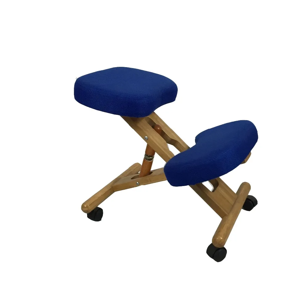 
Adjustable Ergonomic Office Kneeling Home Stool High Quality Wooden Posture Correction Positive Knee Chair 
