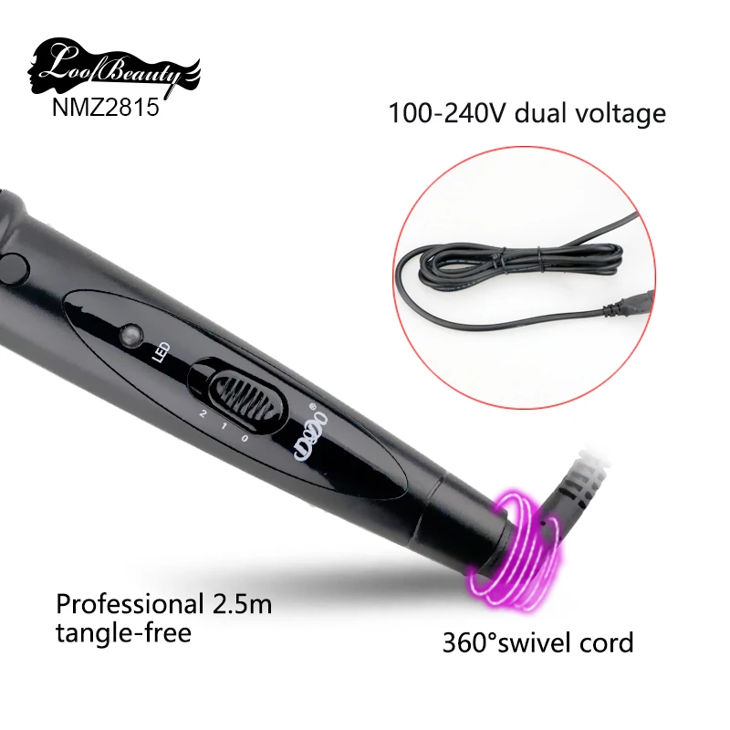 DODO 5p Hair Curler Professional Different Size Hair Curling Iron Ceramic Coating Tongs With Factory Price