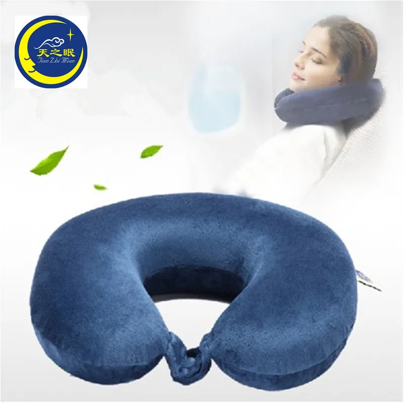 
personalized support u shape soft filling air memory foam custom pillow 