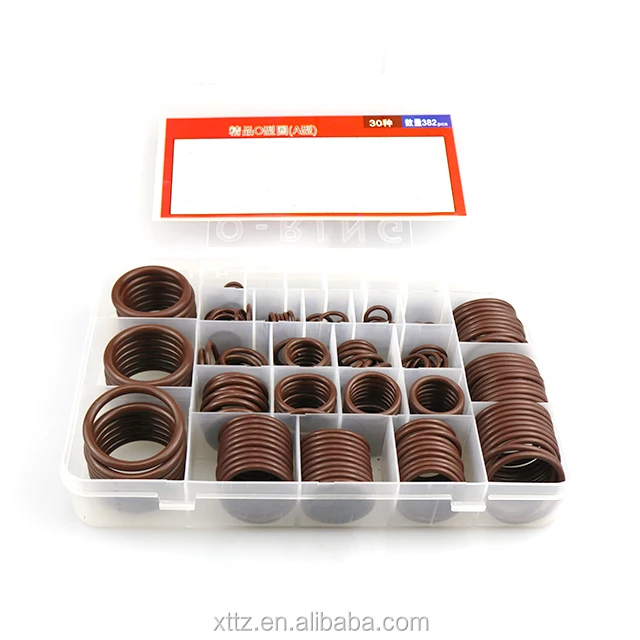 Custom Standard and nonstandard fluorine rubber FKM o ring kit box