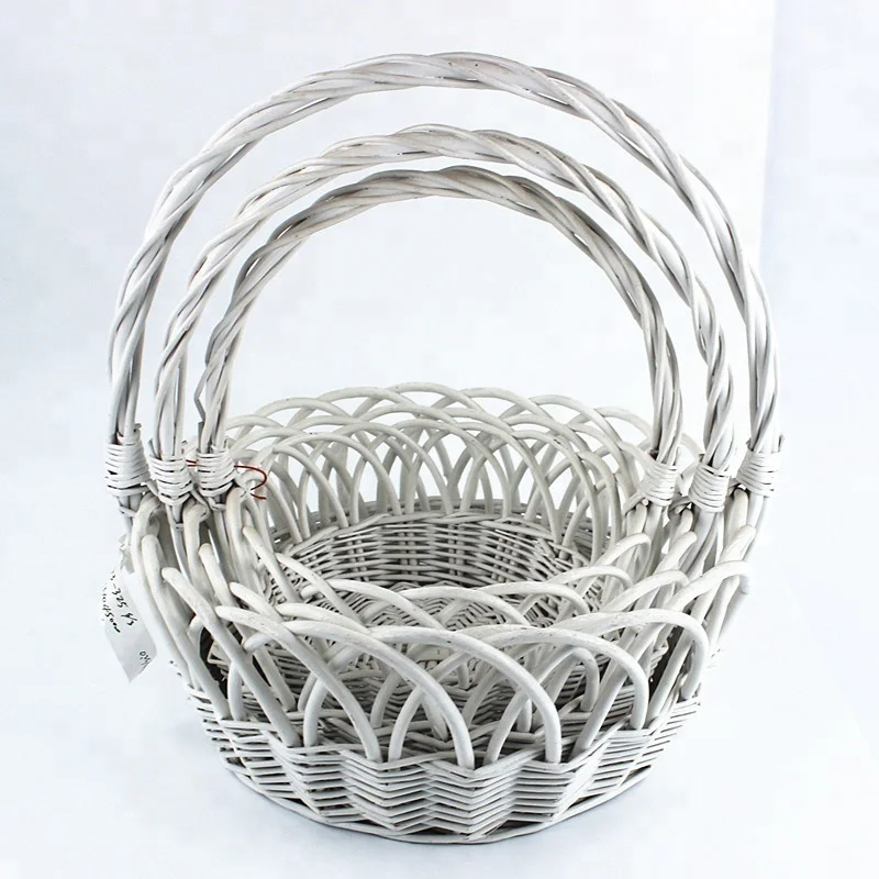
Cheap wicker willow basket flower 