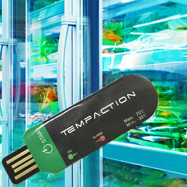 Беспроводной автоматической генерации файл pdf диаграммы полосы температуры USB Регистратор данных