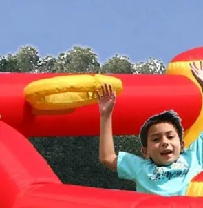 
Happy hop jumping castle with Slide -9206 11 in 1 Play Center Home Use Inflatables inflatable bouncer house ball play 