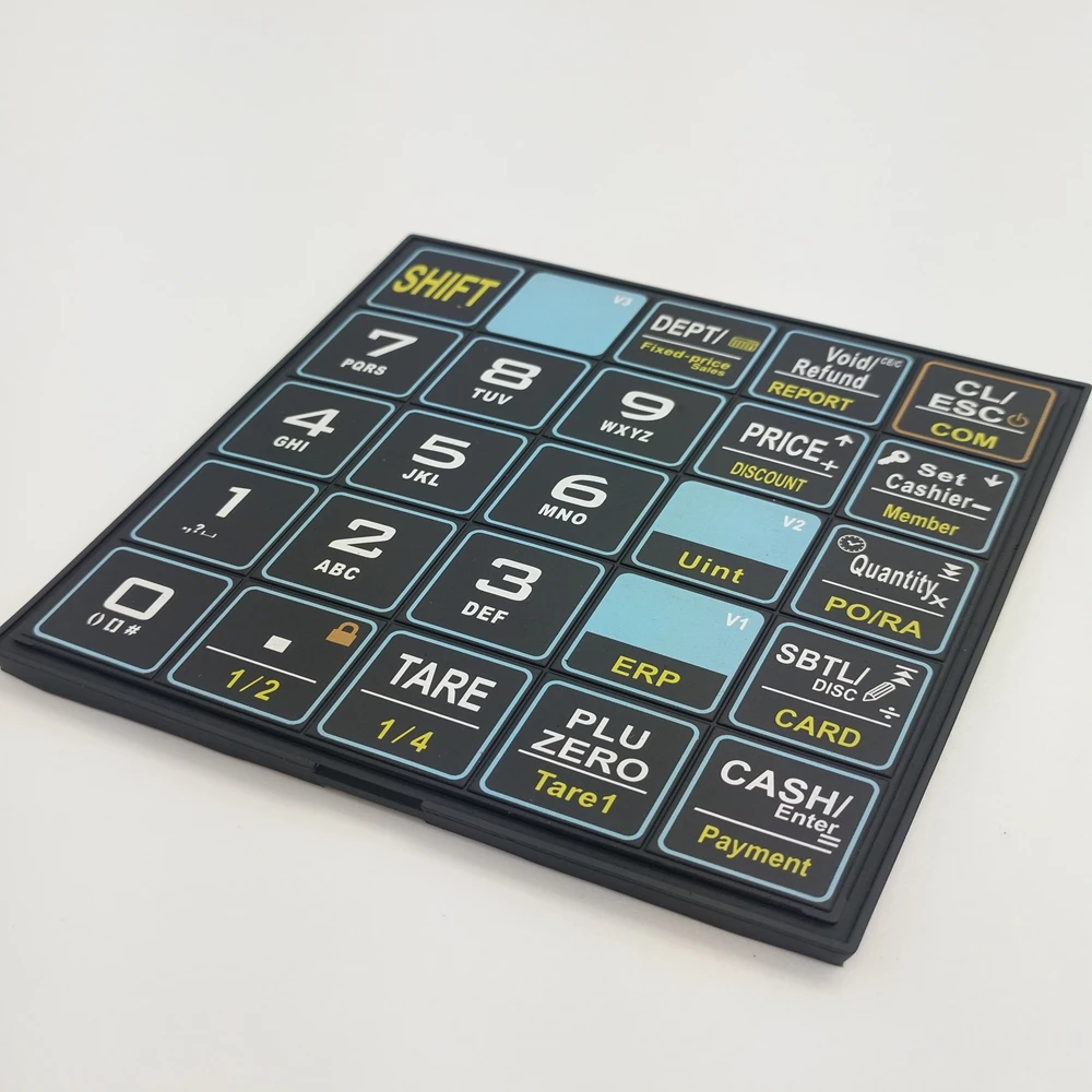High Quality Conductive Remote control keypad various shape remote controller vending machine keypad silicone rubber keypad